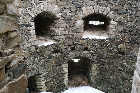Burg Hohenberneck innen &ndash; (03.02.2019, S. Dassler &copy;&nbsp;VGN GmbH)