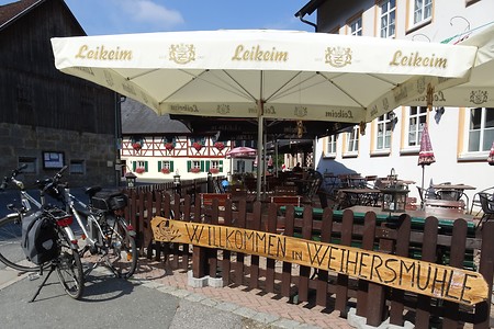 Weihersmühle Einkehr &ndash; (05.08.2018, S. Dassler &copy;&nbsp;VGN GmbH)