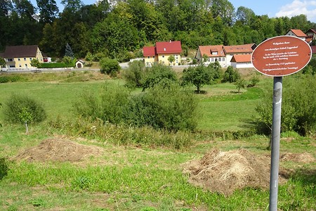Hinweisschilder am Weg &ndash; (05.08.2018, S. Dassler &copy;&nbsp;VGN GmbH)