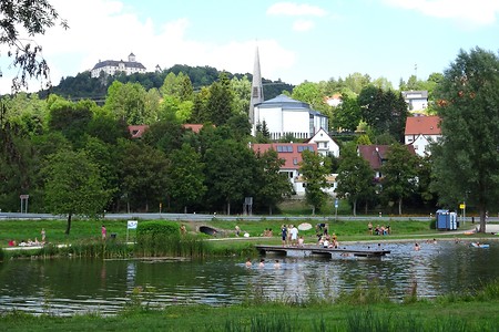 Badesee in Heiligenstadt &ndash; (05.08.2018, S. Dassler &copy;&nbsp;VGN GmbH)