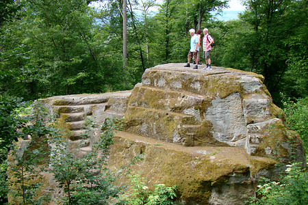 Burgruine in den Hassbergen &ndash; (11.06.2010, VGN &copy;&nbsp;VGN GmbH)