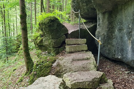 Felsweg mit Tau &ndash; (26.05.2020, S. Dassler &copy;&nbsp;VGN GmbH)
