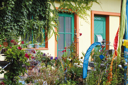 Biergarten "Baumhaus" in Rennhofen &ndash; (VGN und Stadt Neustadt a. d. Aisch &copy;&nbsp;VGN GmbH und Stadt Neustadt a. d. Aisch)