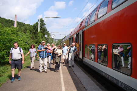 Ausstieg in Pappenheim &ndash; (28.08.2015, VGN &copy;&nbsp;VGN GmbH)