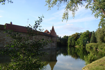 Stadtgraben in Weißenburg &ndash; (28.08.2015, VGN &copy;&nbsp;VGN GmbH)