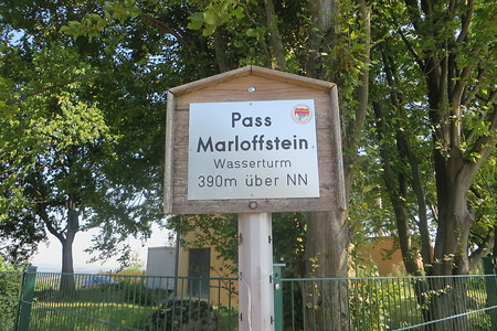 Schild Pass Marloffstein &ndash; (01.10.2015, VGN &copy;&nbsp;VGN GmbH)