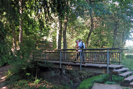 Brücke an der Schlucht der fünf Schuetzen &ndash; (01.10.2015, VGN &copy;&nbsp;VGN GmbH)