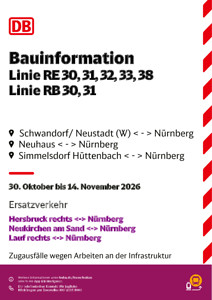 RE 30/31/32/33/38, RB 30/31: Zugausfälle & SEV