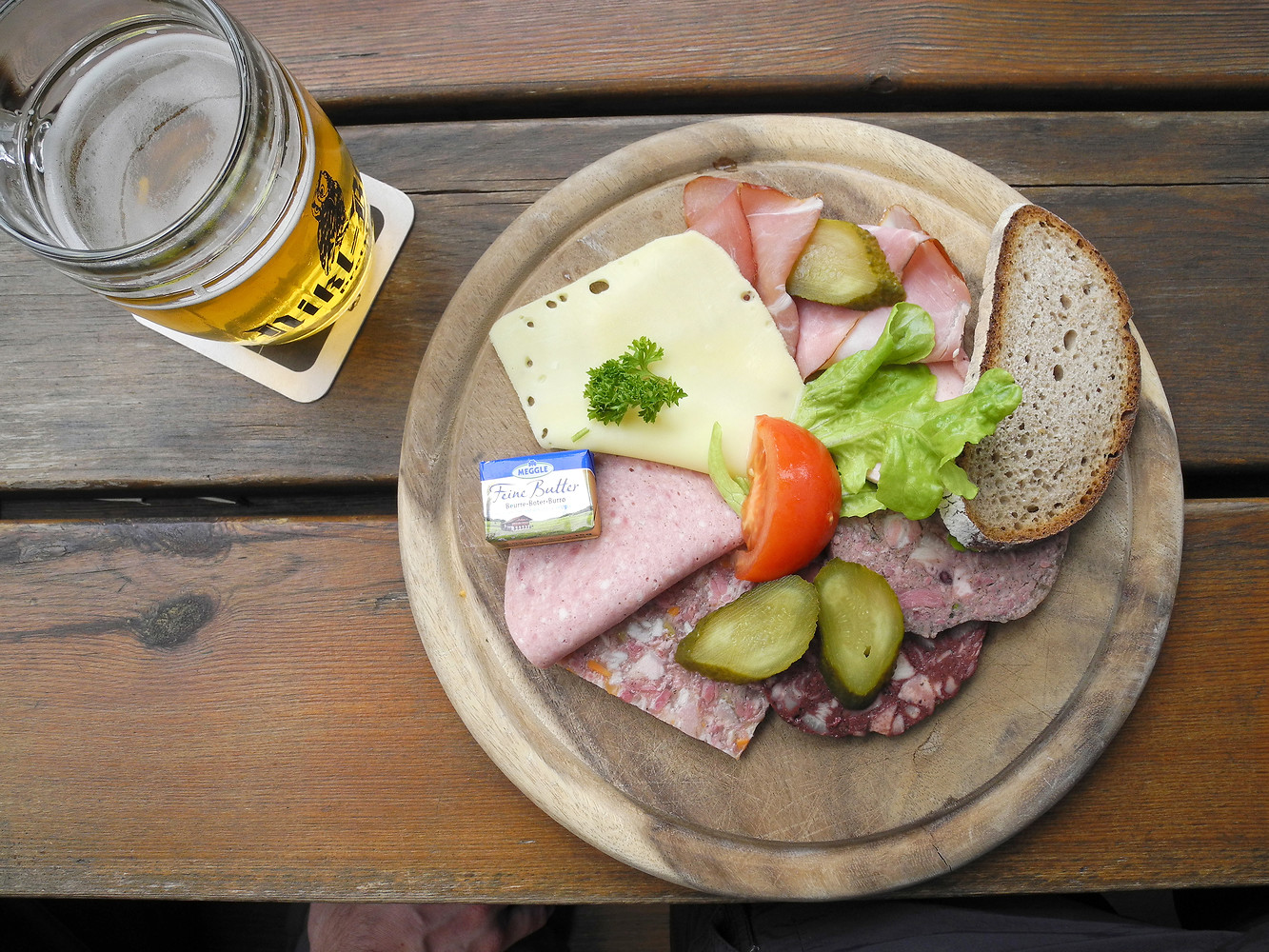 Brotzeit bei der Nikl Bräu in Pretzfeld &ndash;  (19.07.2012, VGN &copy;&nbsp;VGN GmbH)