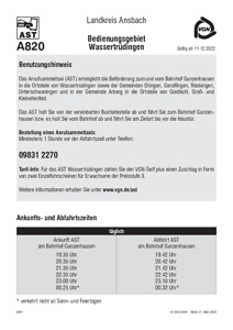 A820 Wassertrüdingen