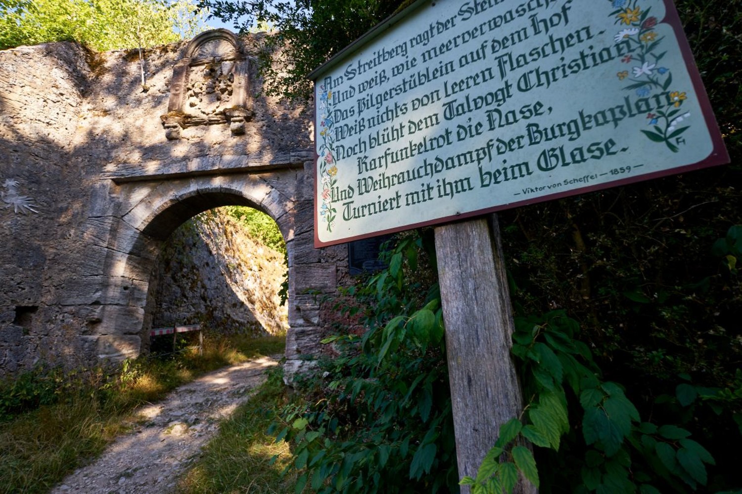 An der Streitburg &ndash;  (U. Büscher &copy;&nbsp;VGN)