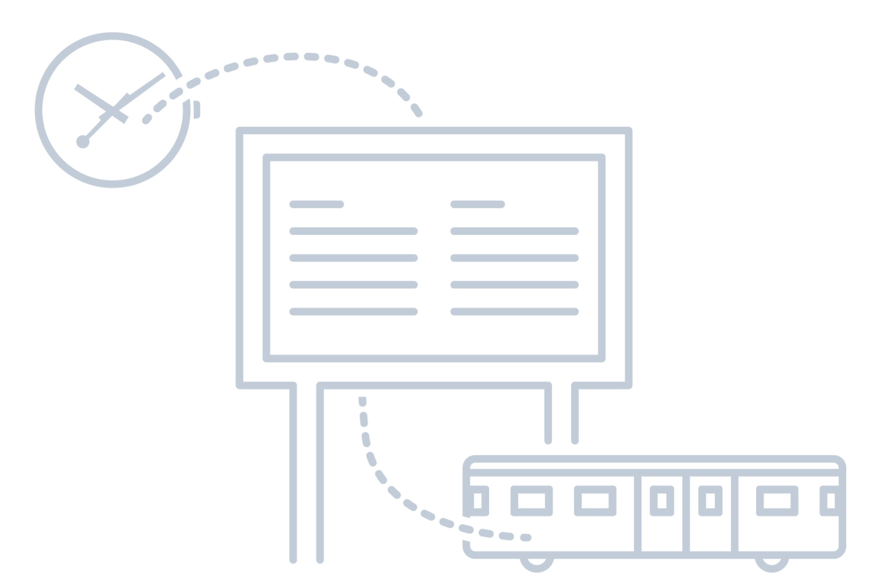 DB Abfarts- und Ankunftspläne