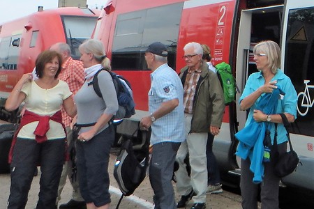 Ausstieg in Burgkunstadt &ndash; (09.02.2018, VGN &copy;&nbsp;VGN GmbH)