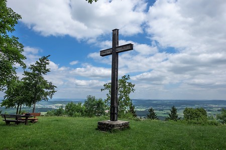 Gipfelkreuz am großen Kordigast &ndash; (09.02.2018, VGN &copy;&nbsp;VGN GmbH)