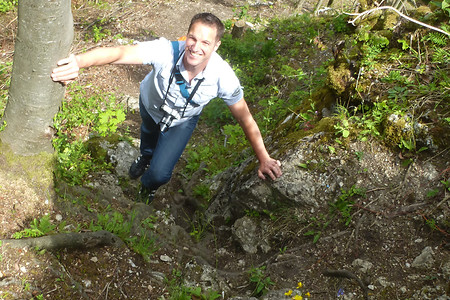 Lächelnder Wandersmann &ndash; (09.02.2018, VGN &copy;&nbsp;VGN GmbH)