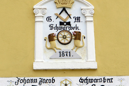 Altes Hausschild &ndash; (13.02.2018, VGN &copy;&nbsp;VGN GmbH)