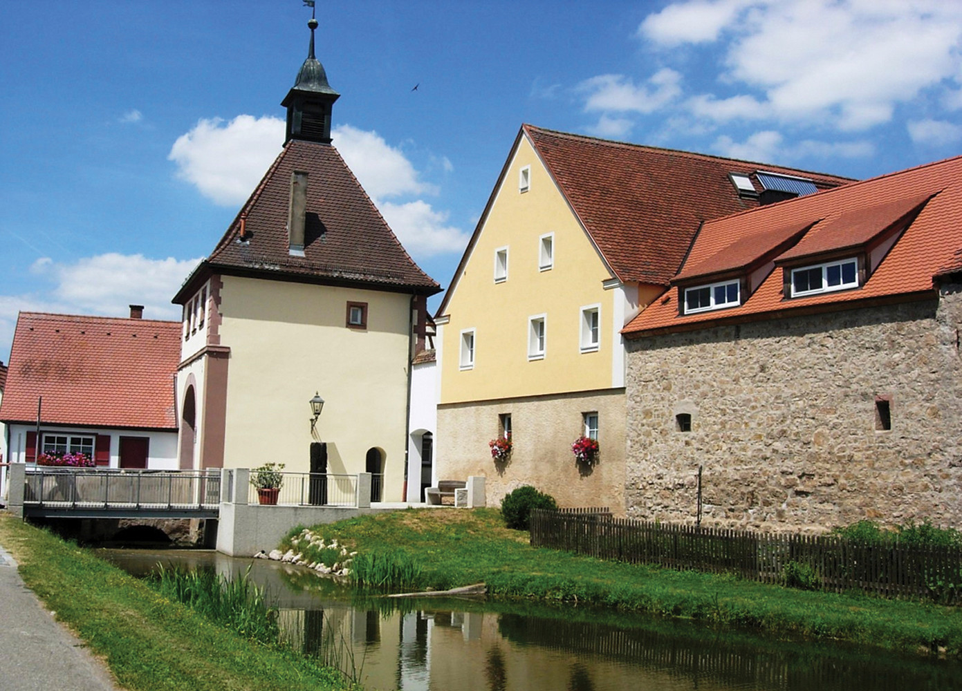 Stadtgraben in Merkendorf &ndash;  (Stadt Merkendorf &copy;&nbsp;Stadt Merkendorf)