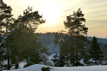 Sonnenuntergang im Winter &ndash; (VGN &copy;&nbsp;VGN GmbH)