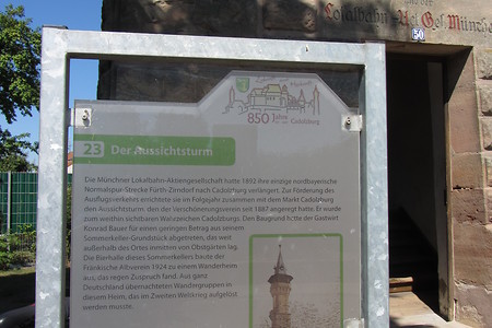 Cadolzburg Ausssichtsturm &ndash; (18.08.2016, schreibwerk &copy;&nbsp;schreibwerk)