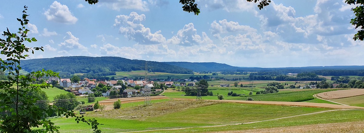 Blick nach Gersdorf &ndash;  (04.08.2019, S. Dassler &copy;&nbsp;VGN GmbH)