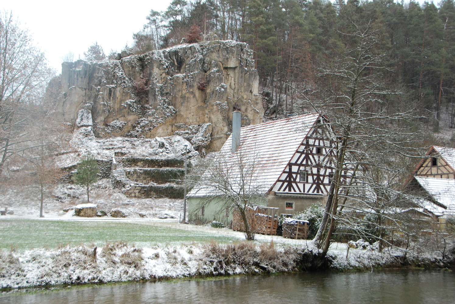 Fachwerk und Felsen &ndash;  (18.01.2019, U. Buescher &copy;&nbsp;VGN GmbH)