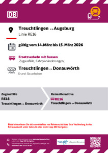 RE 16: Zugausfälle & SEV