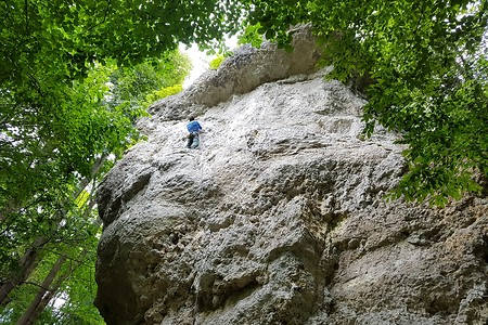 Kletterfelsen bei Plankenfels &ndash; (14.08.2019, S. Dassler &copy;&nbsp;VGN GmbH)