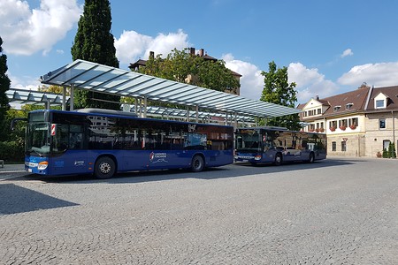 Busbahnhof Forchheim &ndash; (14.09.2019, S. Dassler &copy;&nbsp;VGN GmbH)