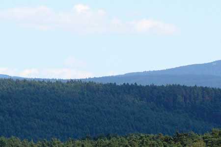 Blick ins Fichtelgebirge: links der Schneeberg, rechts der Ochsenkopf &ndash; (VGN &copy;&nbsp;VGN GmbH)