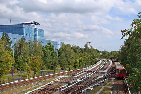 U-Bahn am Scharfreiterring &ndash; (VGN &copy;&nbsp;VGN GmbH)
