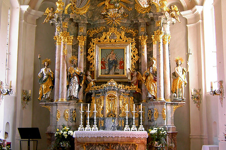 Altar, Wallfahrtskirche Mariä im Lengenbachtal &ndash; (23.04.2005, VGN &copy;&nbsp;VGN GmbH)