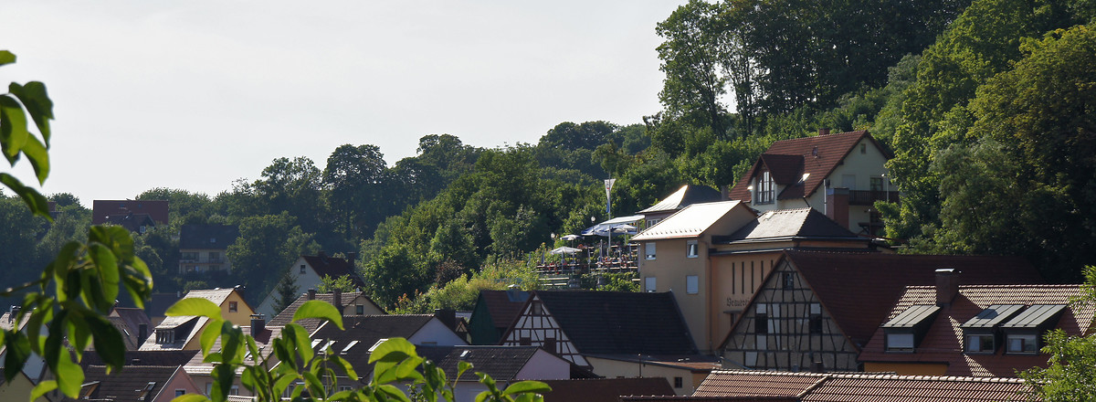 View to "Biergarten Bergschlösschen" &ndash;  (VGN &copy;&nbsp;VGN GmbH)