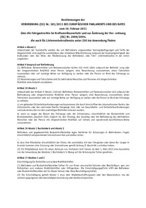 EU-Verordnung 181/2011, Auszug