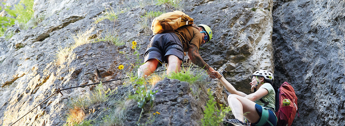 Klettersteig &ndash;  (&copy;&nbsp;A.Gaspar-Klein)