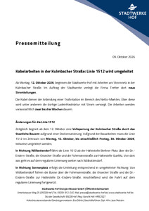 Linie 1512: Pressemitteilung