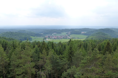 Höchster Aussichtspunkt der Fränkischen Schweiz &ndash; (11.06.2015, VGN &copy;&nbsp;VGN GmbH)