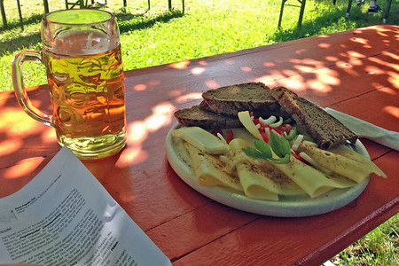 Brotzeit im Landgasthof Schatz &ndash; (07.06.2014, VGN &copy;&nbsp;VGN GmbH)