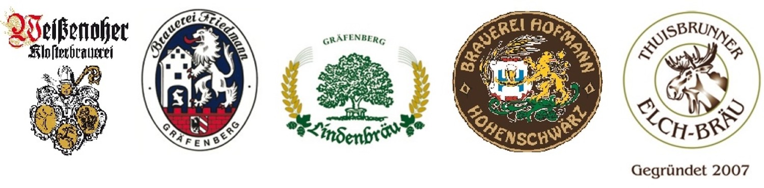 Logos Fünf-Seidla-Steig®-Brauereien