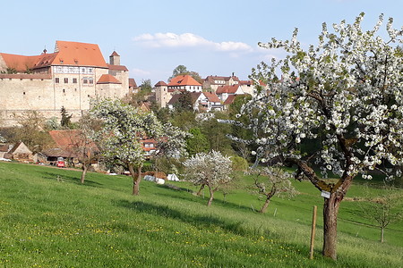 Cadolzburg in der Blütenzeit &ndash; (25.04.2018, VGN &copy;&nbsp;VGN GmbH)
