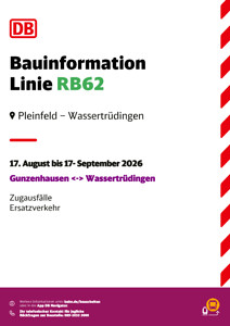 RB 62: Zugausfälle & SEV