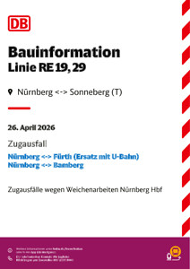 RE 14, RE 19, RE 29: Zugausfälle