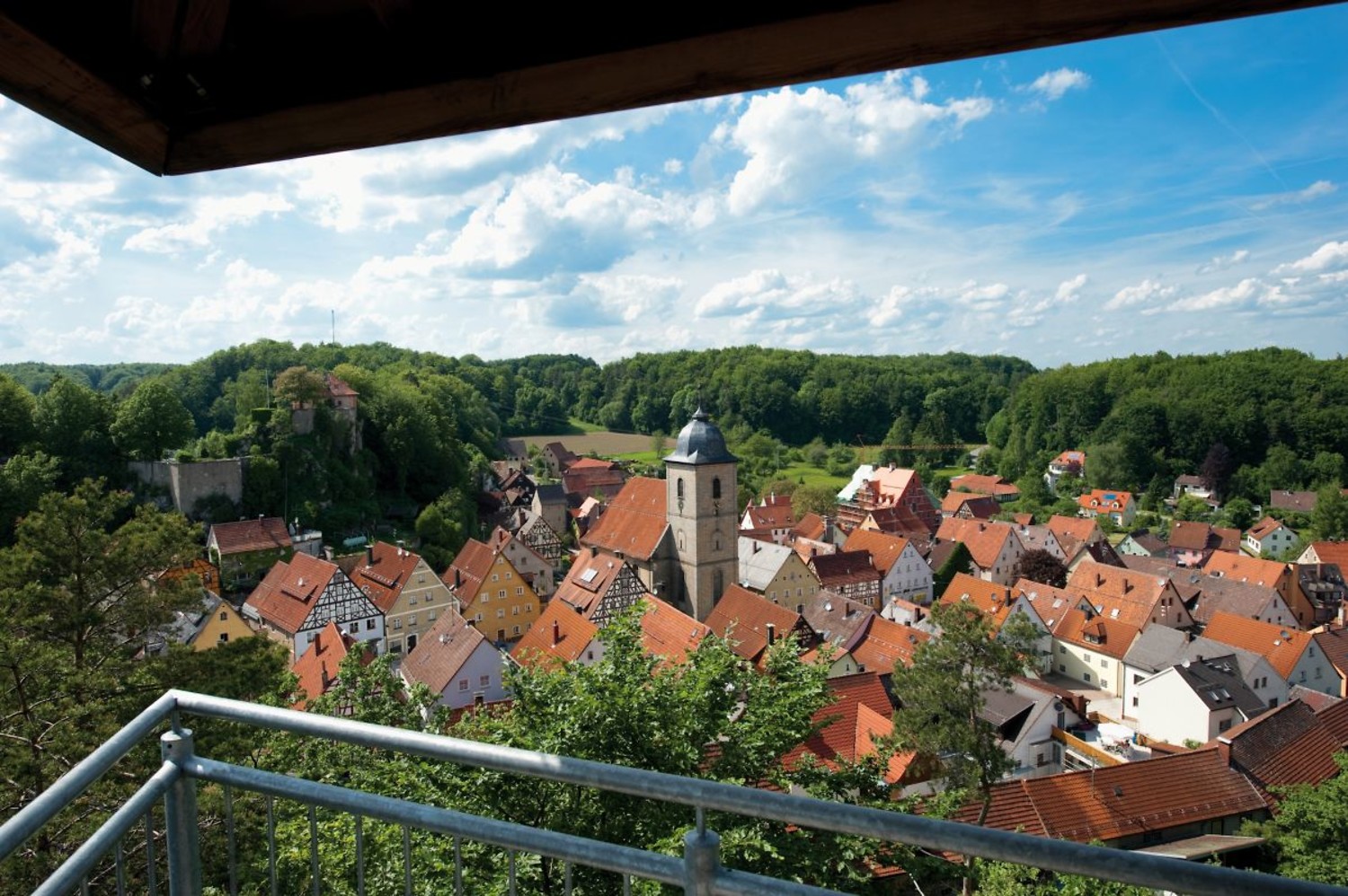 Blick von der Aussichtsplattform Betzenstein &ndash;  (Hub &copy;&nbsp;Frankentourismus)