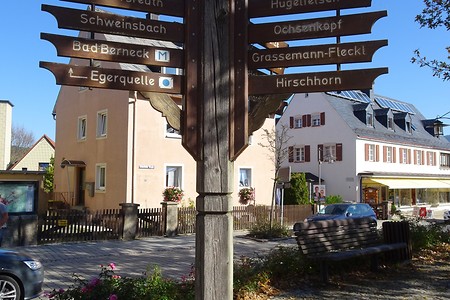 Wegweiser Bischofsgrün &ndash; (09.07.2019, S. Dassler &copy;&nbsp;VGN GmbH)