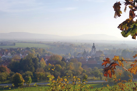 Blick über Markt Einersheim &ndash; (20.10.2012, VGN &copy;&nbsp;VGN GmbH)