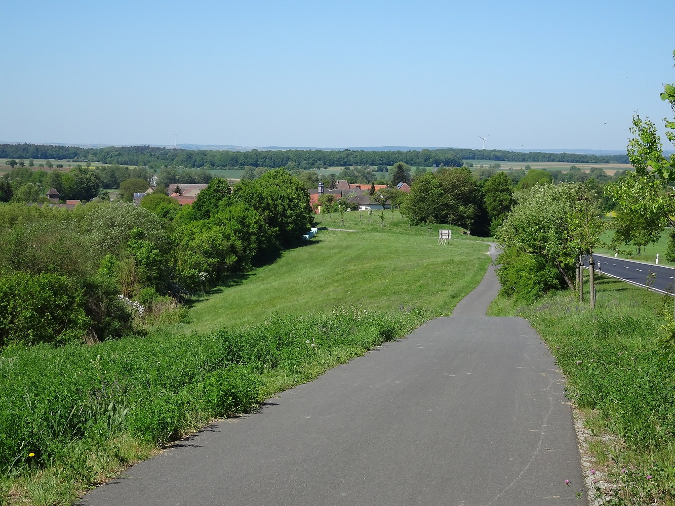 Radweg hinter Ebrach &ndash;  (05.06.2018, S. Dassler &copy;&nbsp;VGN GmbH)