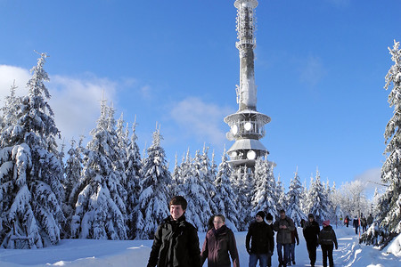 Abstieg &ndash; Auf gut ausgebauten Winterwanderwegen geht es hinunter ins Tal (VGN &copy;&nbsp;VGN GmbH)