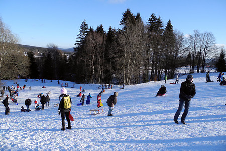 Schlittenhang vor der Bleaml Alm &ndash; (VGN &copy;&nbsp;VGN GmbH)