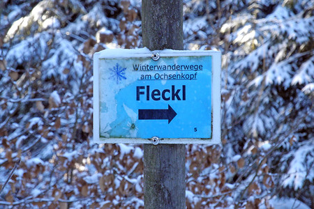 Markierung Fichtelberg - Fleckl &ndash; (VGN &copy;&nbsp;VGN GmbH)