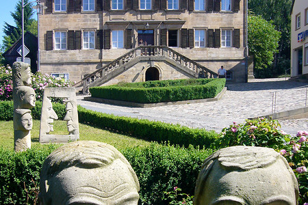 Neudrossenfeld: Schloss, Terrassengärten, Skulpturen und Kirche; &ndash; (up3 &copy;&nbsp;up3)