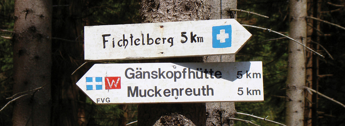 Wegezeichen des Fichtelgebirgsvereins &ndash;  (25.05.2010, VGN &copy;&nbsp;VGN GmbH)